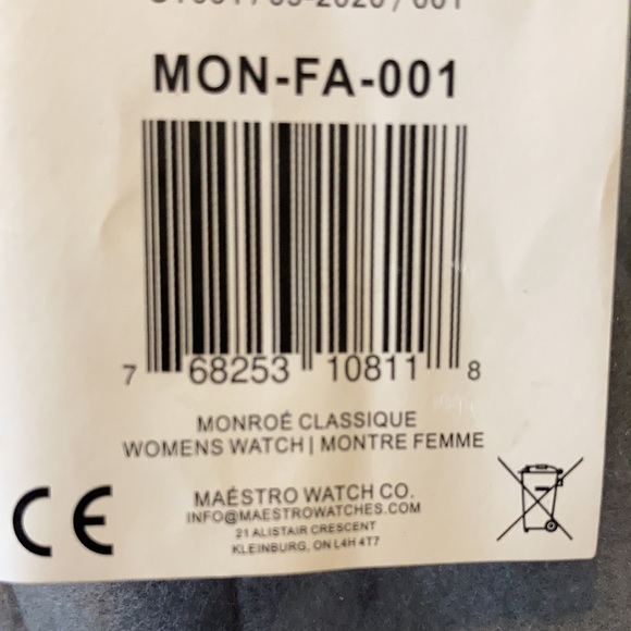 Monroe Watch! Exclusive Maestro Classique Watch - Picture 7 of 7